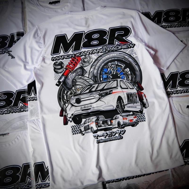 ใหม่ เสื้อเชิ้ต M8R ผ้าฝ้ายพิมพ์แขนสั้นสำหรับผู้ชาย T SHIRT | Shopee ...