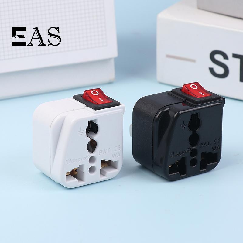 [EA] US 2 Pin Plug Adapter Converter AC100 ~ 250V 10A พร้อมตัวบ่งชี้ ...