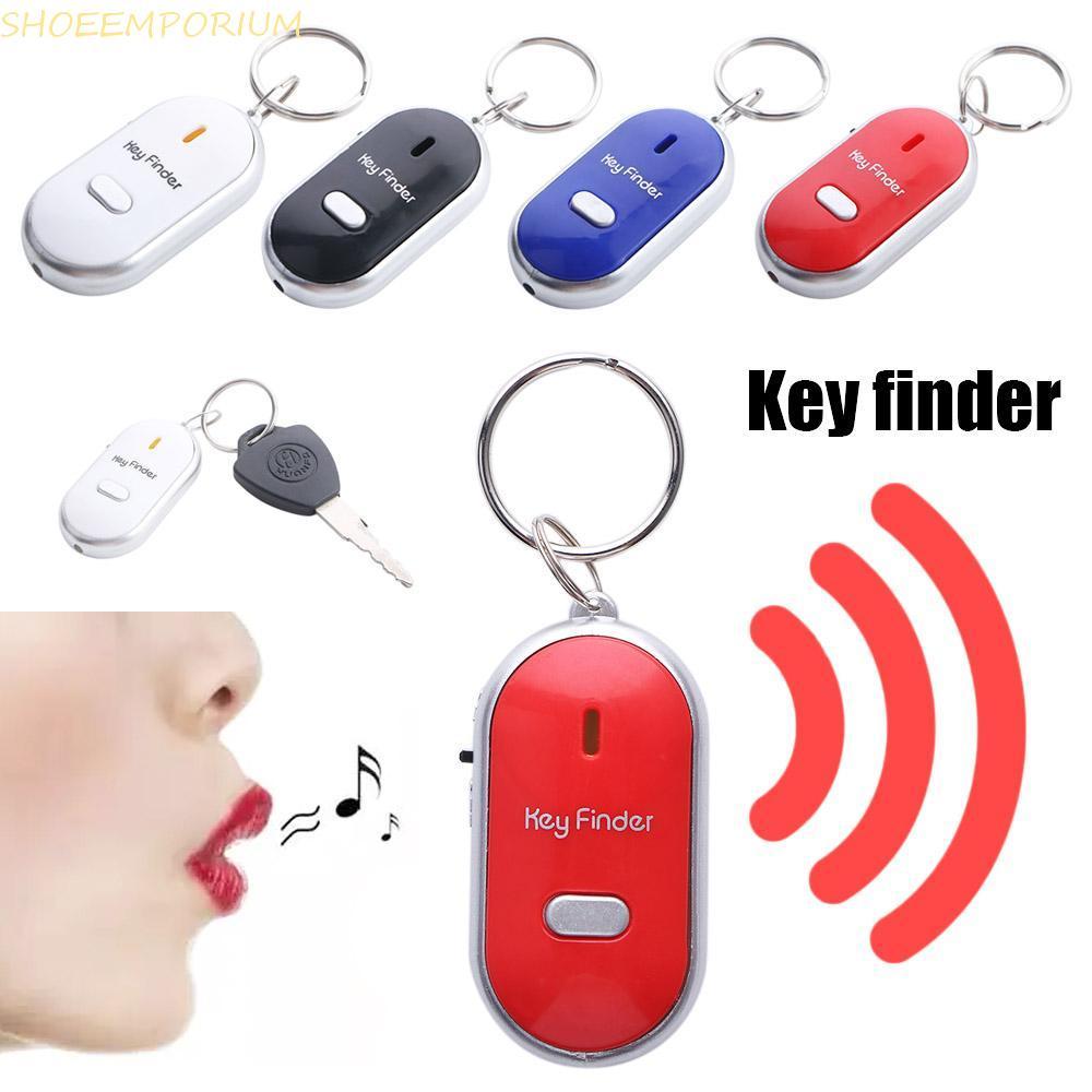 SHOEEMPORIUM LED นกหวีด Key Finder สมาร์ทพวงกุญแจ Mini เซ็นเซอร์นกหวีด ...