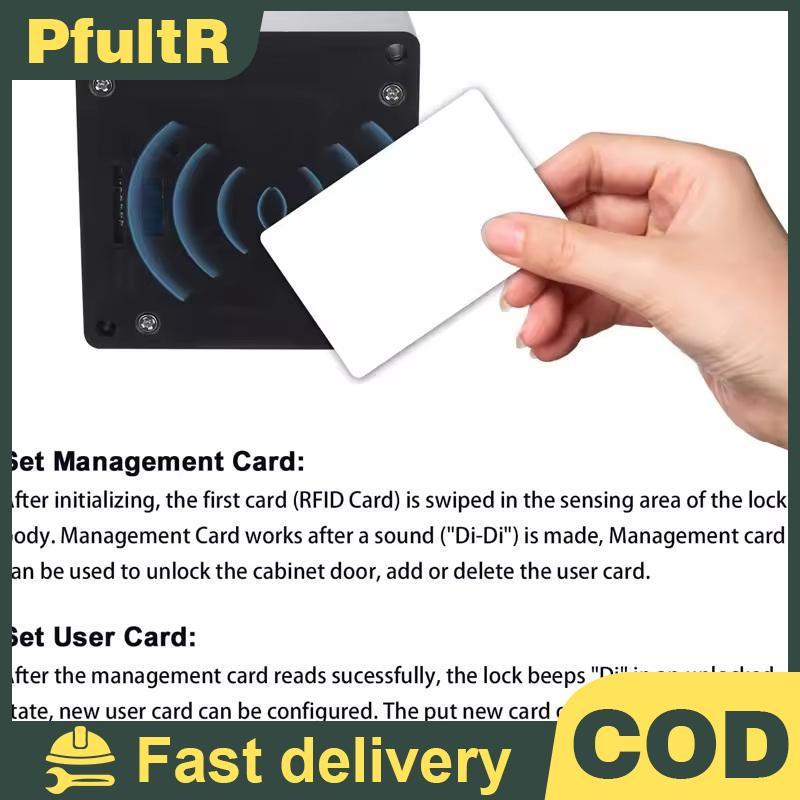 Null สมาร์ทลิ้นชักอิเล็กทรอนิกส์ RFID ประตู Lo ซ่อน DIY ไม้ประตูตู้ Los ...