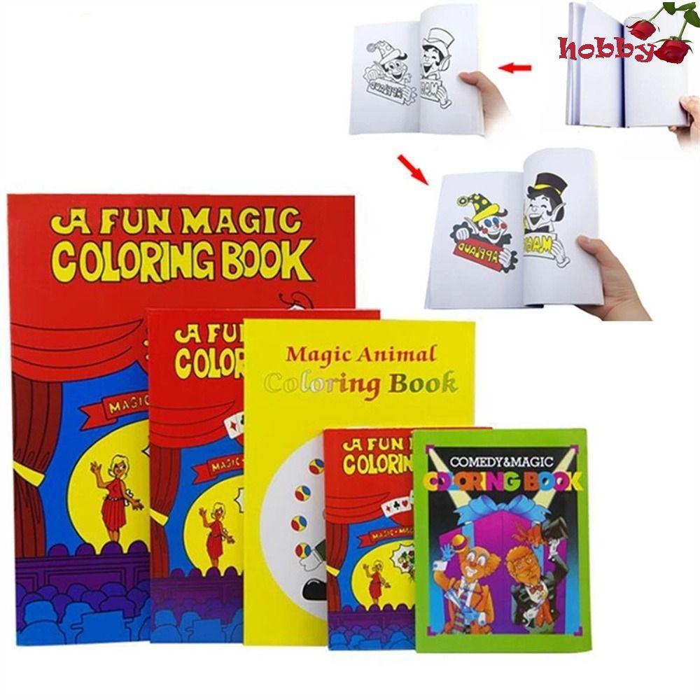 HOBBY Magic Trick Book, Mentalism Magic Prop สมุดระบายสี, ของเล่นเด็ก ...