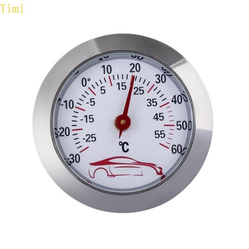 Timi Mini Car -30 ถึง 60℃ เครื่องวัดอุณหภูมิฝังตัวตัวบ่งชี้มิเตอร์ 43 ...