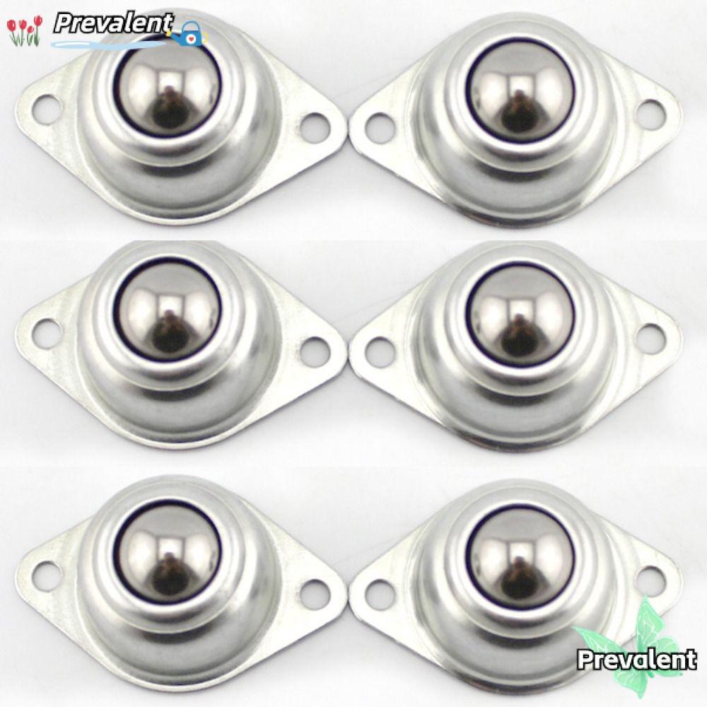 PREVALENT 6 ชิ้น Universal Ball Casters, เหล็ก 14 มม./0.55 นิ้ว Rolling ...
