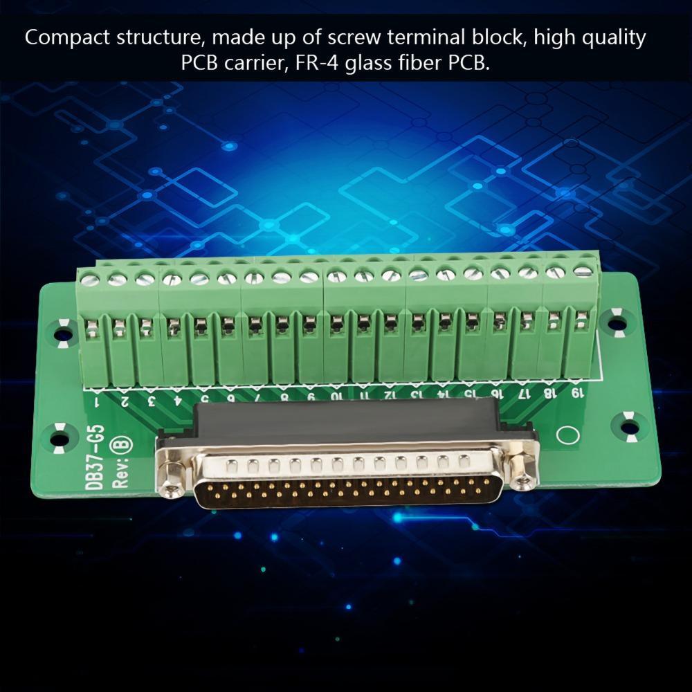 COMAME DB37 DIN Rail Module, DIN Rail Mount พร้อมวงเล็บ DB37 Breakout ...