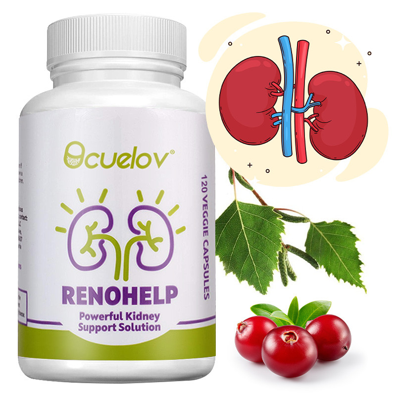 อาหารเสริมเพื่อสุขภาพไต Renohelp – บรรจุวิตามินอี, B6, และ Birch Leaf ...
