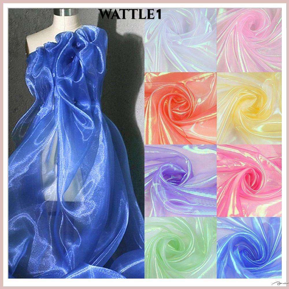 WATTLE ผ้า Organdy โปร่งแสงสำหรับงานแต่งงาน พร้อมลายละเอียดVoile ...