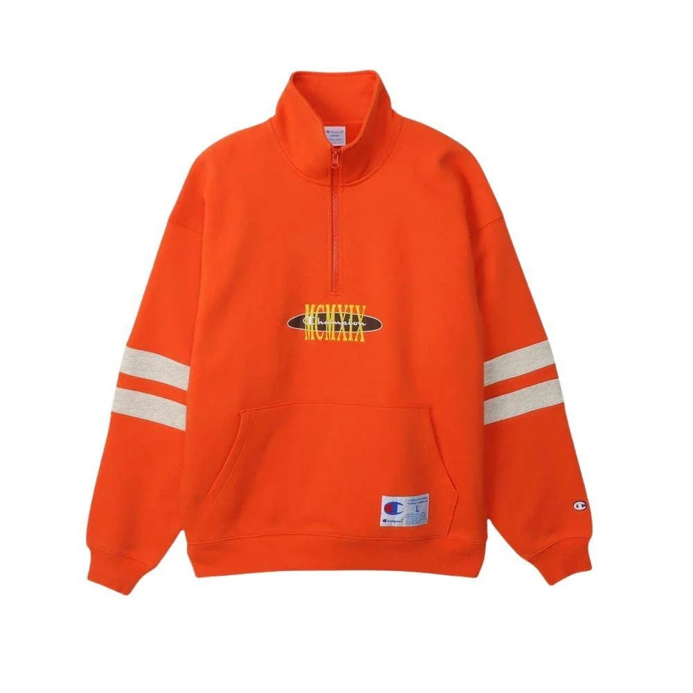 CHAMPION HALF ZIP SWEATSHIRT เสื้อสเวตเชิ๊ตผู้ชาย
