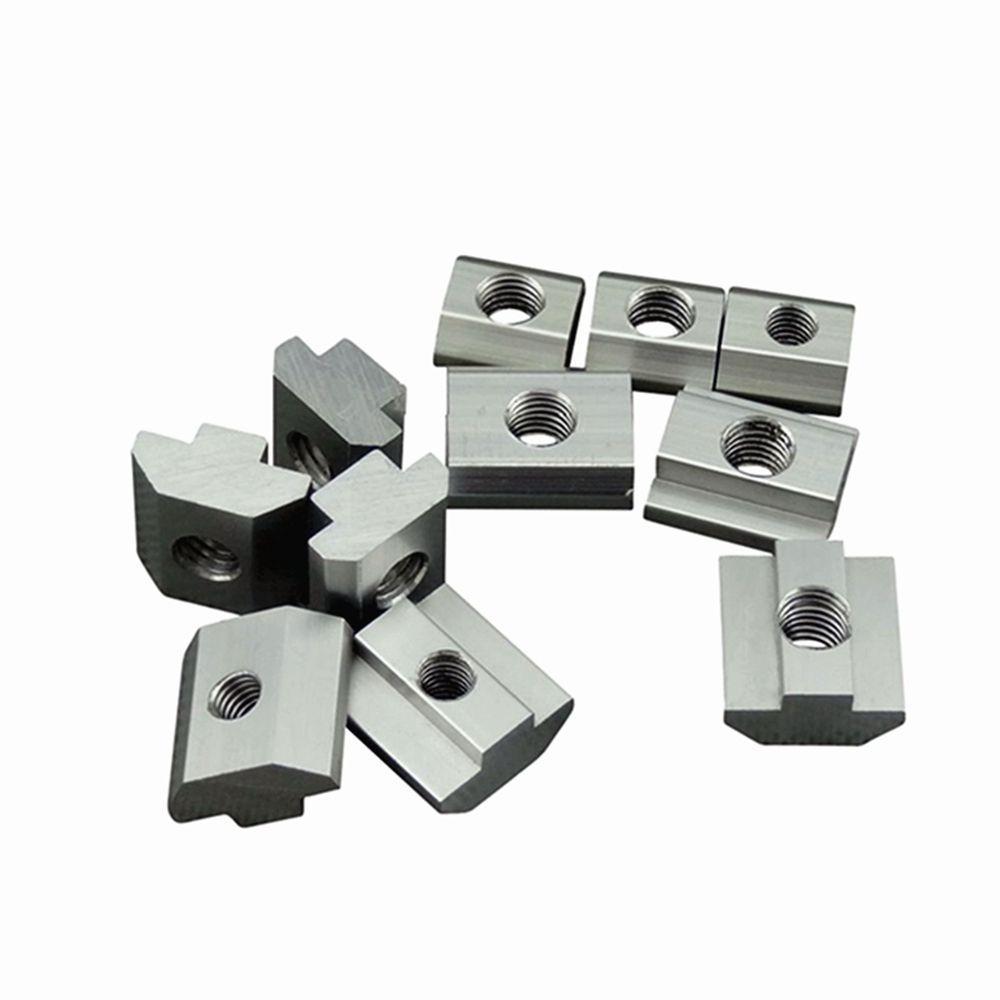 NAESV Nuts 20PCS อลูมิเนียมโปรไฟล์ T Block Square T Slot Nut | Shopee ...