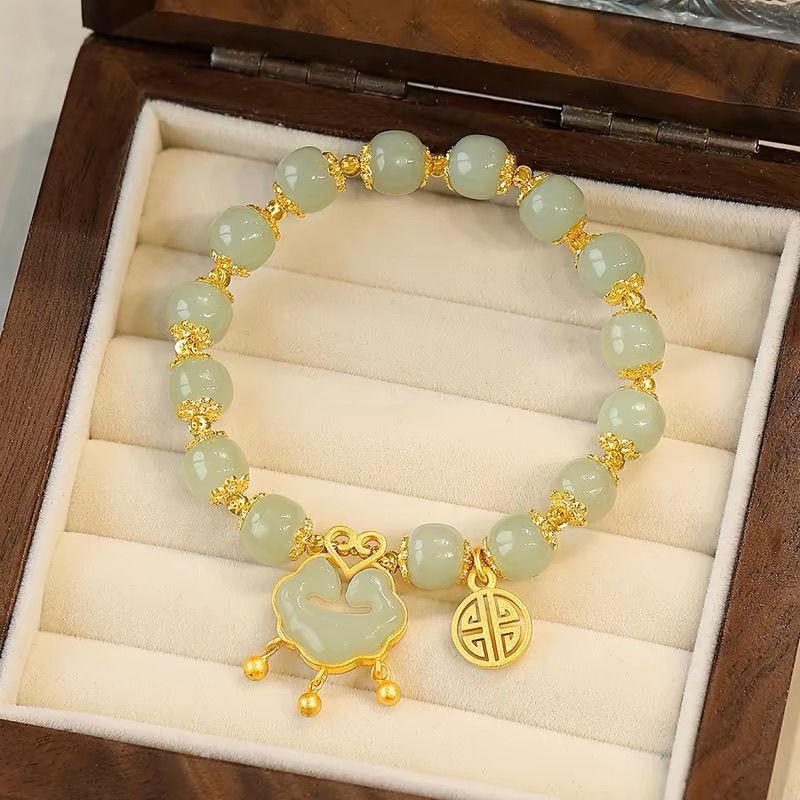 Ping An Ruyi Lock สร้อยข้อมือสำหรับแม่สไตล์คลาสสิกมูลค่าสูง ของขวัญ ...
