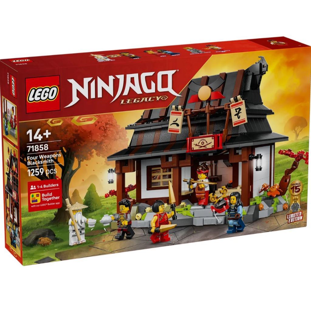 LEGO® NINJAGO® 71858 Four Weapons Blacksmith 15th Anniversary | Shopee ...