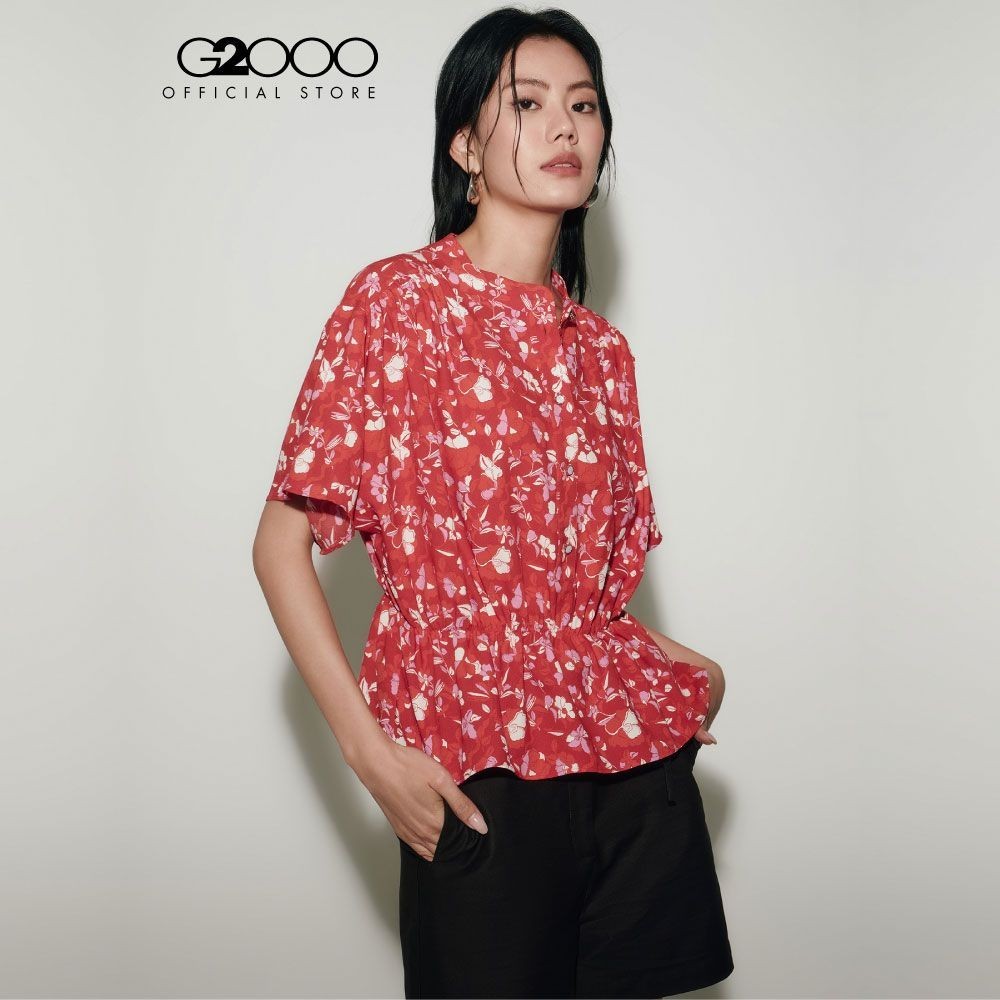 G2000 เสื้อเบลาส์สำหรับผู้หญิง Regular Fit รุ่น 4924140027 RED | Shopee ...