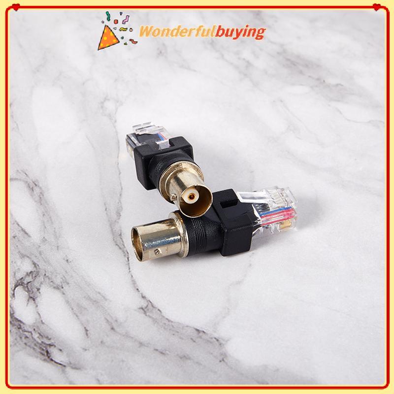 WBTH 1 PC Bla Connector BNC หญิง Ja ถึง RJ45 ชายปลั๊ก RF อะแดปเตอร์ ...