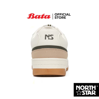 โปรโมชั่น Flash Sale : Bata บาจา North Star รองเท้าผ้าใบสนีคเกอร์ แบบผูกเชือก สำหรับผู้ชาย รุ่น MAISY สีขาว 8201197