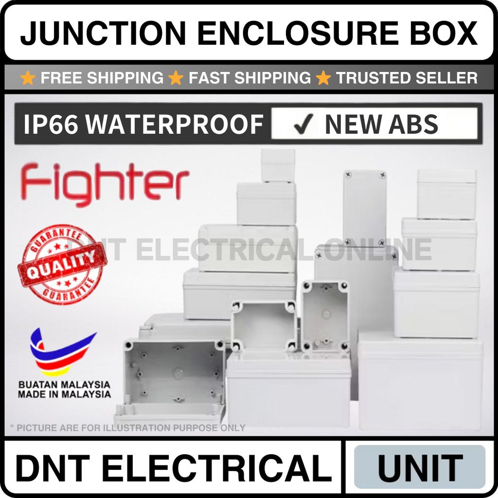 Fighter Weatherproof Enclosure Box IP66 /Junction Box/ กล่องไฟฟ้า PVC ...
