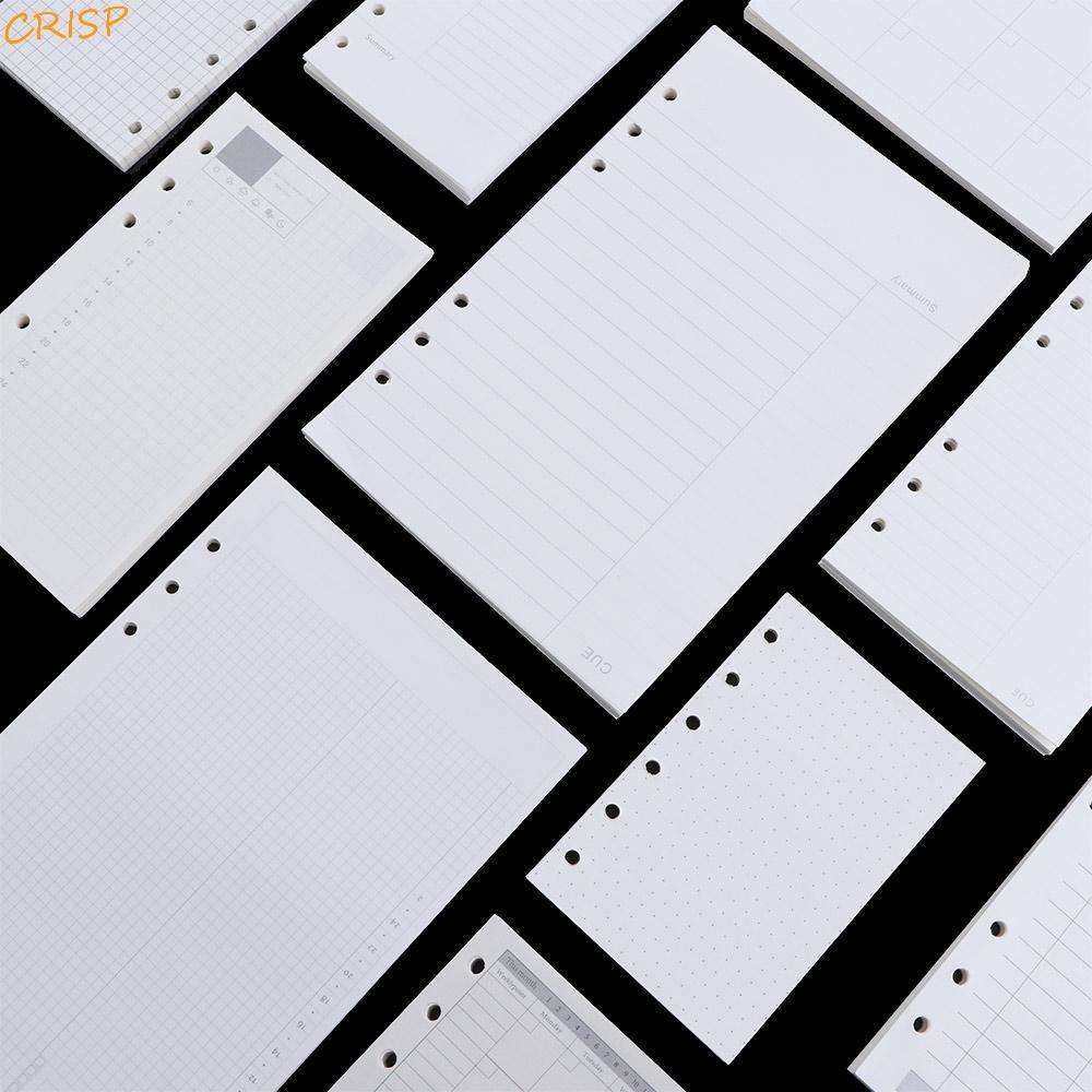 CRISP Notebook Refill Weekly To do List Spiral Binder Line Dot Grid ...