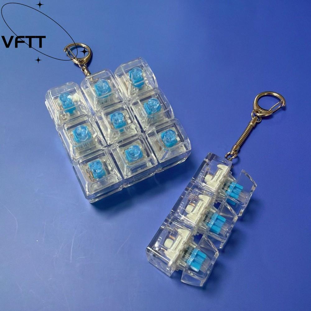 VFTT คีย์บอร์ดนิ้ว, Gadget ความเครียดบรรเทา Fidget พวงกุญแจ, ผ่อนคลาย 4 ...