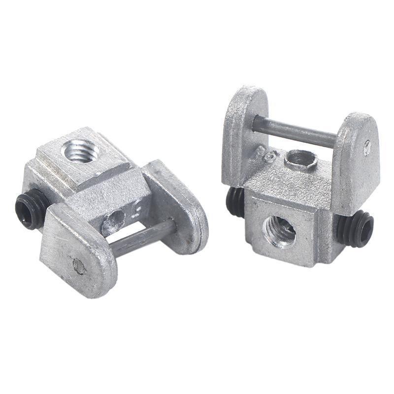 2-Piece Scroll Saw Blade Holder Conversion Kit – Pin-Less Blade Clamps For Universal Fit, Metal Construction, Easy Install