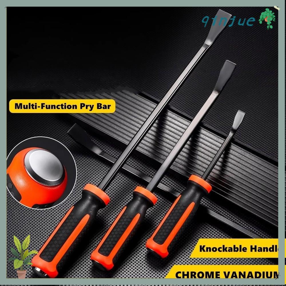 QINJUE ยาว Pry Bar, Heavy Duty 8/12 นิ้วยาง Crowbar, แบบพกพาสวมใส่ ...