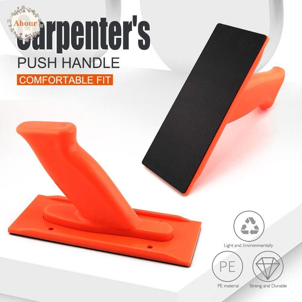 AHOUR 2 ชิ้นงานไม้ Push Handle, Ergonomic Grip งานไม้ความปลอดภัย Push ...