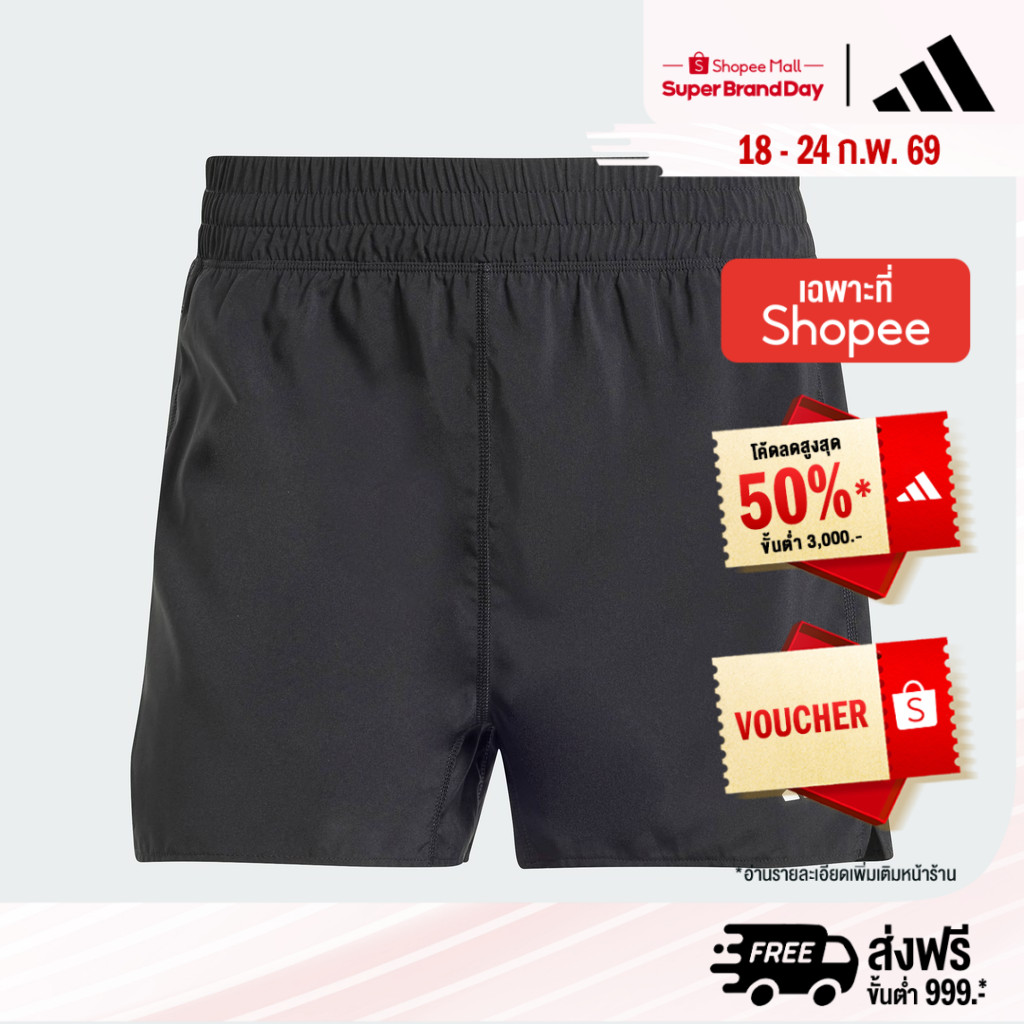 adidas Running Own the Run Shorts Women Black IX6371 | Shopee Thailand