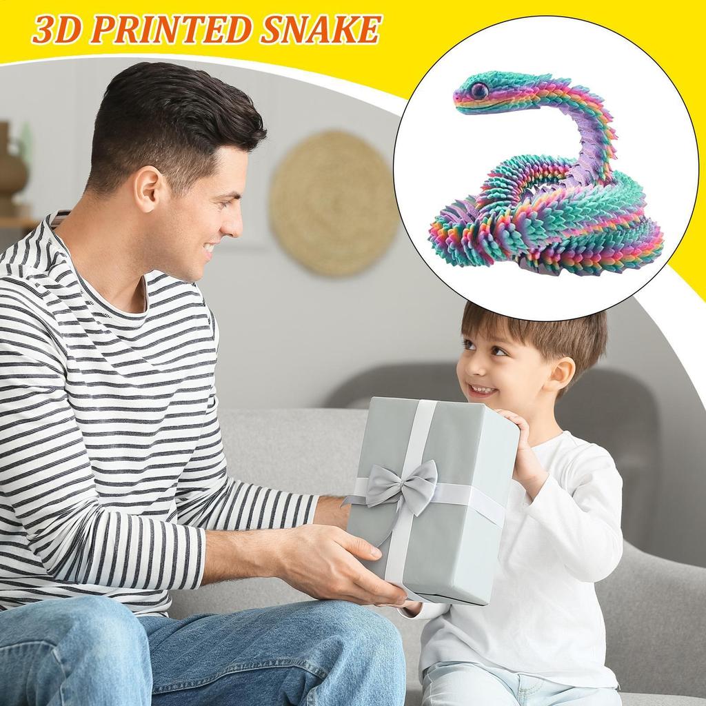 Snake Fidget Toy Collectible Articulated Dragon Fidget Toy Adults ...