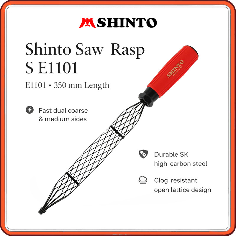 SHINTO Saw Rasp S E1101 Dual Sided Wood Rasp File | Coarse & Medium ...