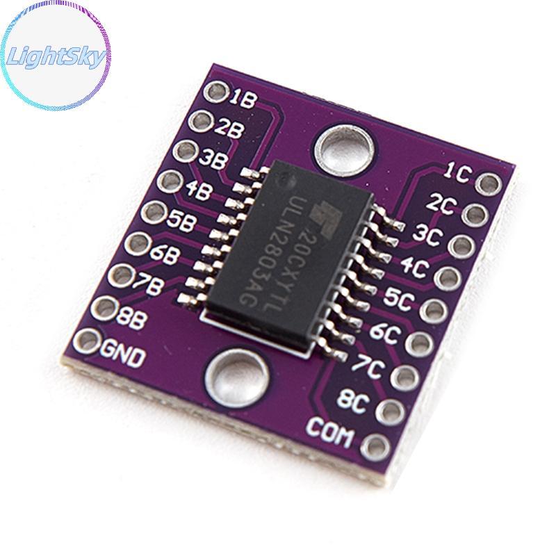 LightSky ULN2803A ทรานซิสเตอร์ Arrays Driver โมดูลสูงพร้อมขาตั้งแรงดัน ...