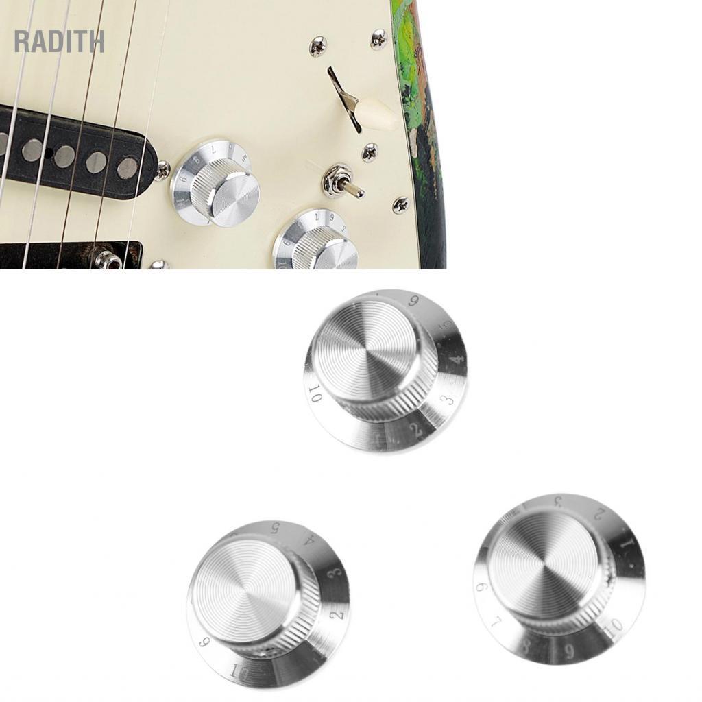 Radith Radith Domary กีตาร์ลูกบิดโลหะ Fine พื้นผิว Burrs Volume Control ...
