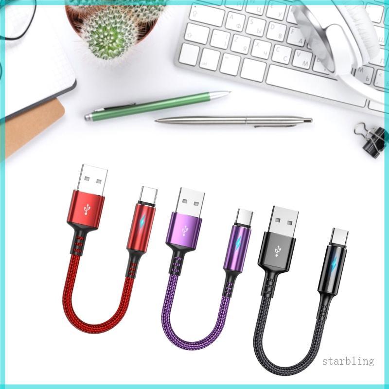Star USB C Type C เป็น USB ชาร์จและสายเคเบิลข้อมูล สายถักไนลอน ความเร็ว ...