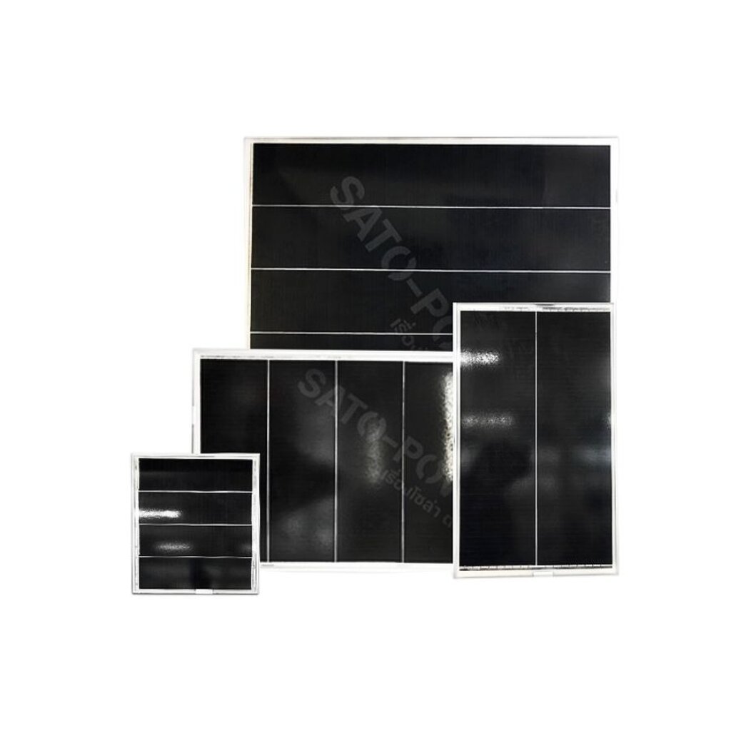 BF แผงโซล่าเซลล์ (สายหลังแผงพร้อมปากคีบ) Overlapping PV Panel MONO | โอ ...