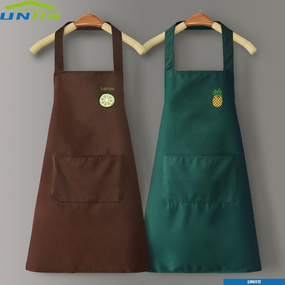 UNIIS Kitchen Smock, ผ้ากันเปื้อนกันน้ํา Oilproof, สามารถเช็ดมือ PVC ...