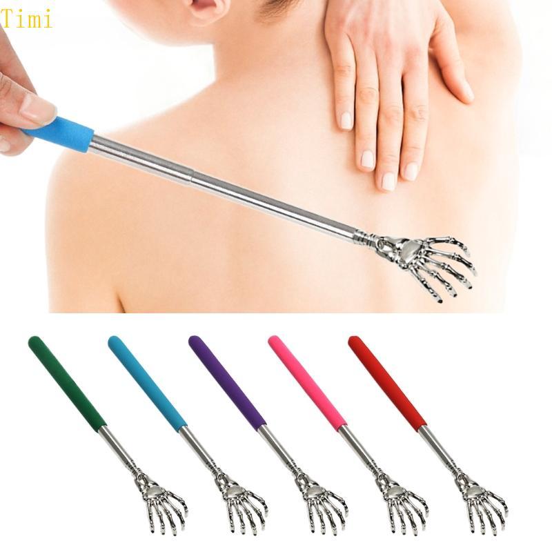 Timi แบบพกพา Back Scraper ขยาย Telescoping Itch Relief Back Scratcher ...