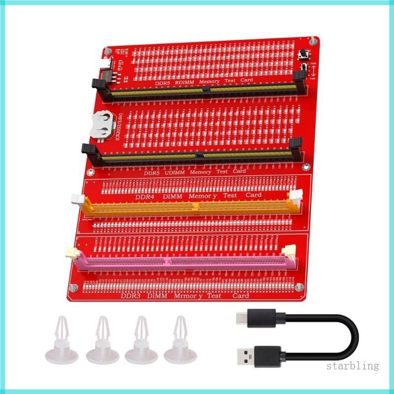 Star Memory Test Card Notebook DDR3 4 5 RDIMM UDIMM เครื่องมือทดสอบ ...
