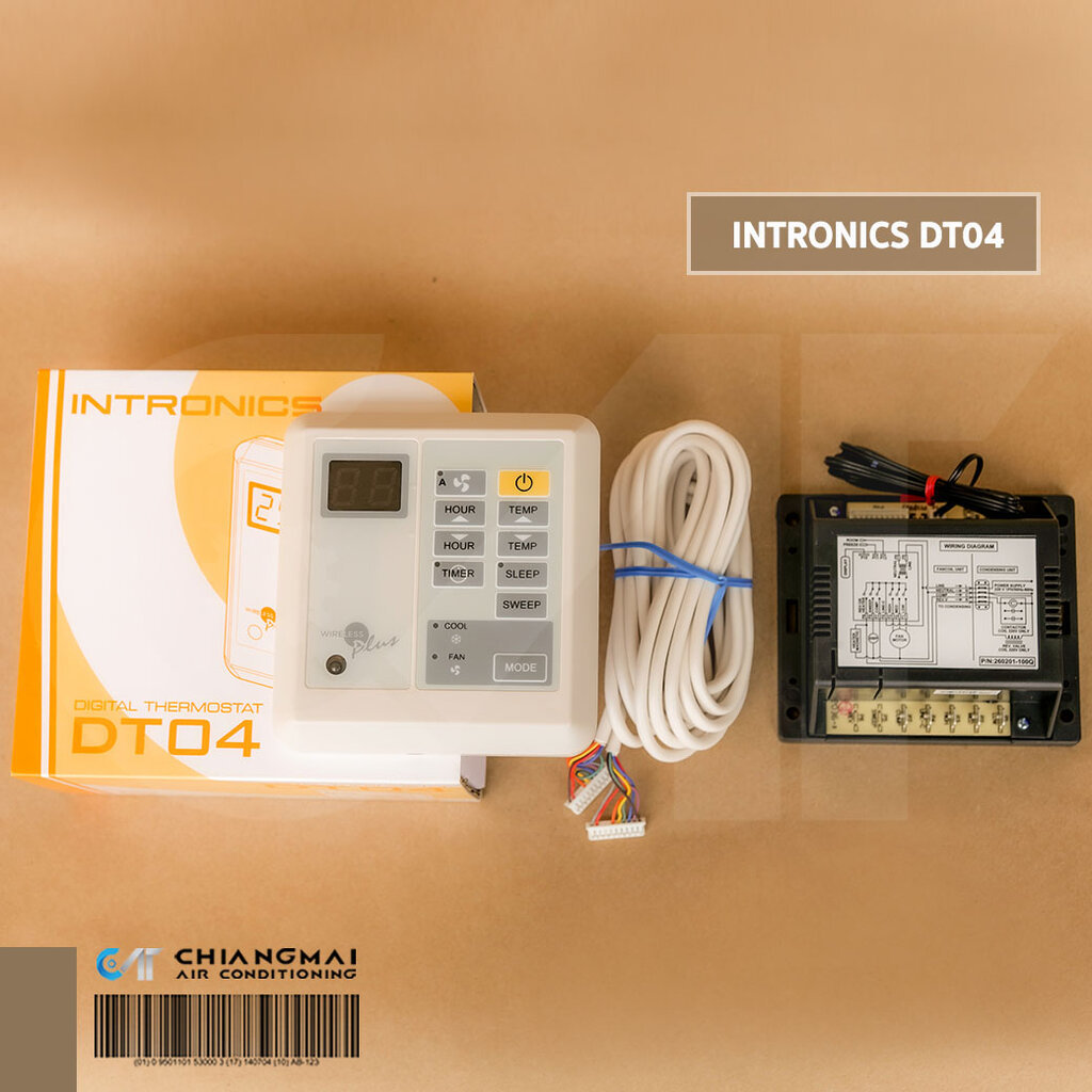 รูมเทอร์โม แบบดิจิตอล Intronics รุ่น DT-04 แบบมีสาย | Shopee Thailand