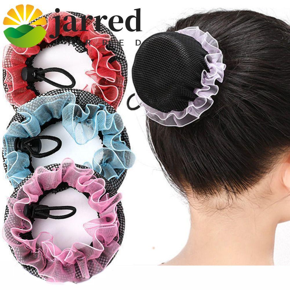 JARRED Drawstring Snood สไตล์เกาหลี ยืดหยุ่น สำหรับผมสุทธิและ Ponytail ...