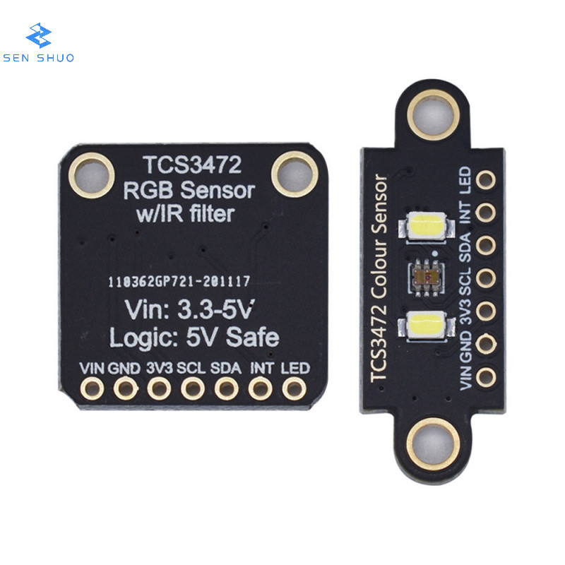 TCS3472 เซ็นเซอร์ระบุสีโมดูลเซ็นเซอร์แสงสว่าง RGB IIC รองรับ Arduino ...