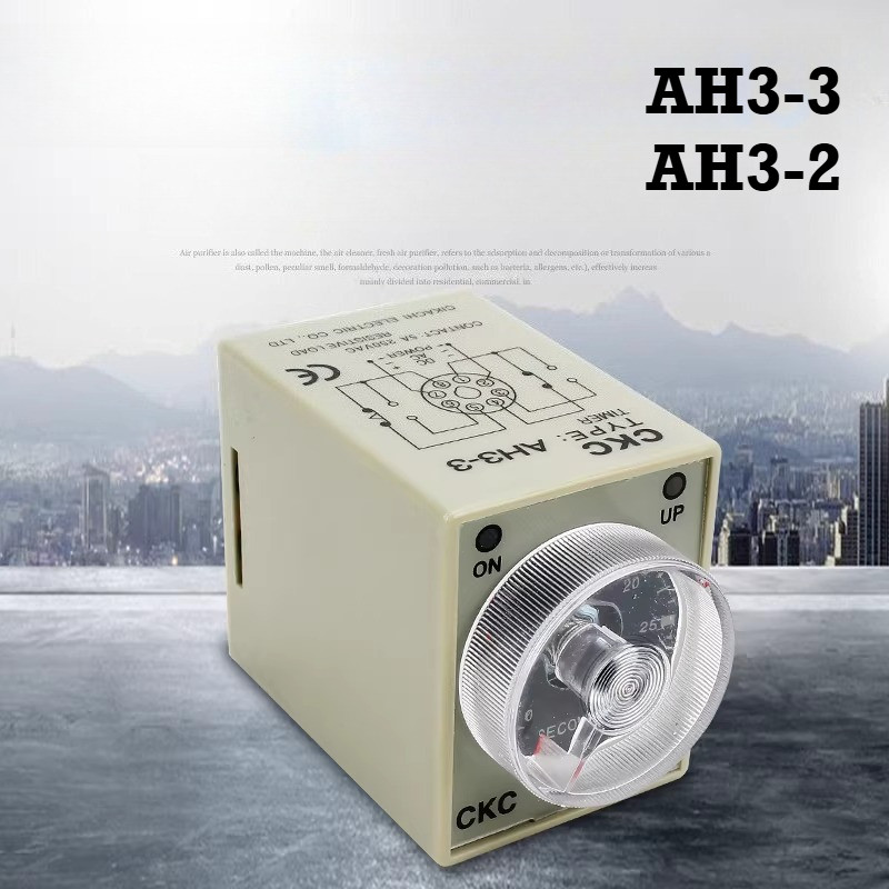 CKC Time Relay AH3-3 AH3-2 Power On Delay Instant Timer AC220/DC24V ...