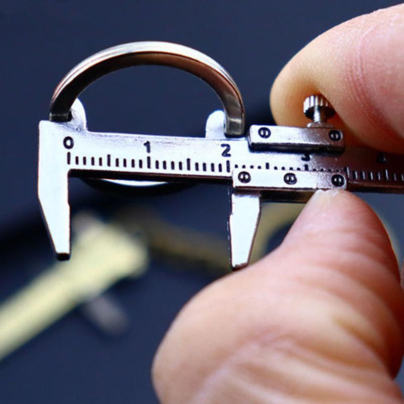 Newwellknownbliss Vernier Caliper Pocket Keyring เครื่องประดับขนาดเล็ก ...