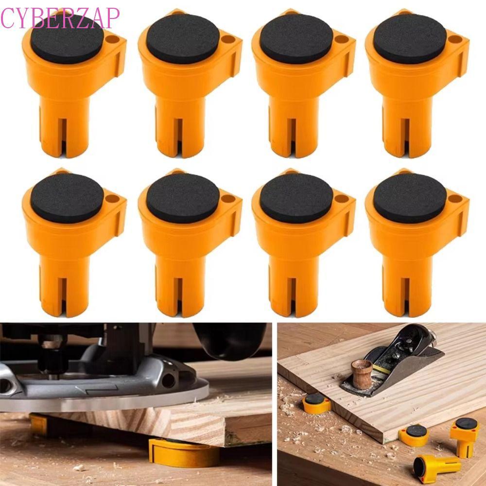 CYBERZAP 8 ชิ้น Workbench Tenon Stopper, 19 มม.20 มม.Anti-Slip ...