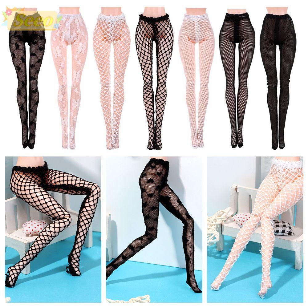 SEEO Mini Fishnet Tights ชุด 1/6 ก้นถุงเท้า Miniature Pantyhose ของเล่น ...
