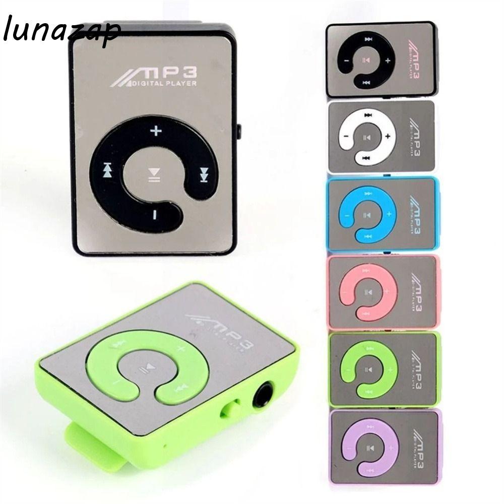 LUNAZAP Mp3 เครื่องเล่นเพลงนักเรียนแฟชั่นกีฬาลําโพง Walkman กีฬาวิ่ง U ...