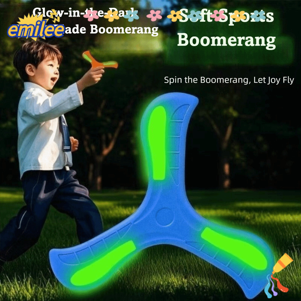 EMILEE เด็กบูมเมอแรง, Soft EVA Interactive Luminous Boomerang, Early ...