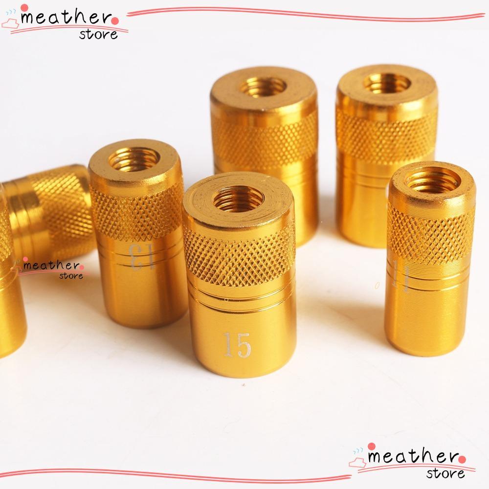 MEATHERSTORE 5 ชิ้น Fishing Rod Pod Connector, Rod Parts ชายหญิงสกรูหัว ...