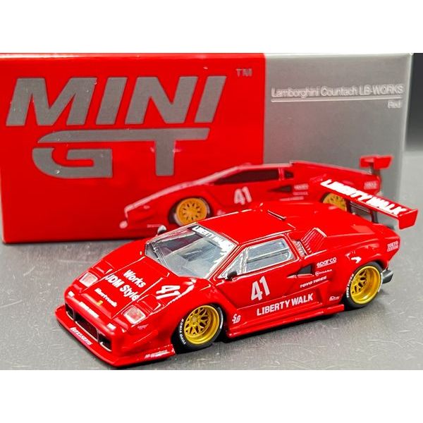 MINIGT Lamborghini Countach LB-WORKS Red | Shopee Thailand