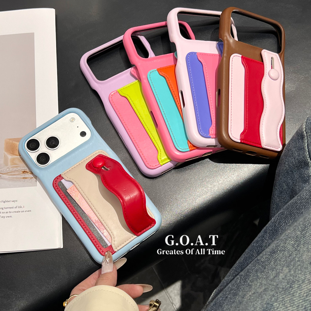 GOAT Little Lamb ปัก Colorblock สายรัดข้อมือสําหรับ iPhone 17 PRO MAX ...