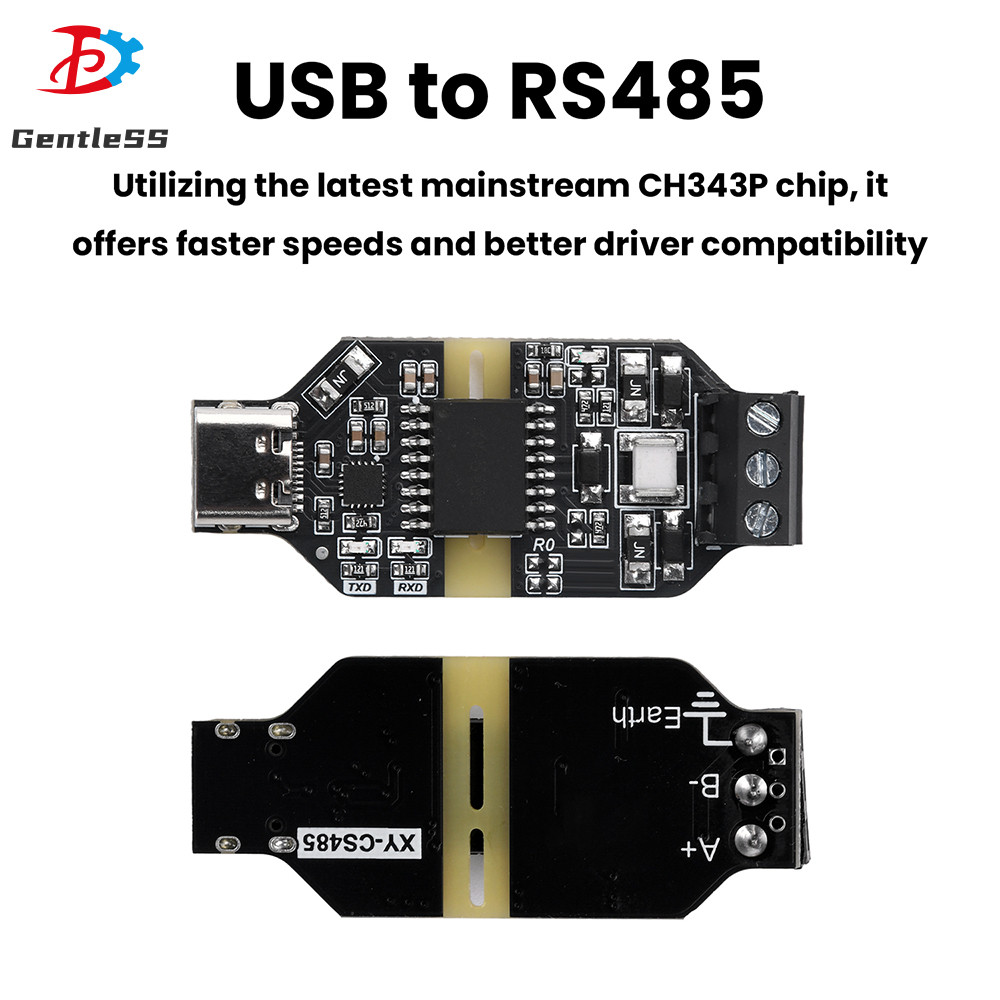 CH343P ตัวแปลงแยก USB ความเร็วสูงถึง RS485 การสื่อสาร 6Mbps โมดูลพอร์ต ...