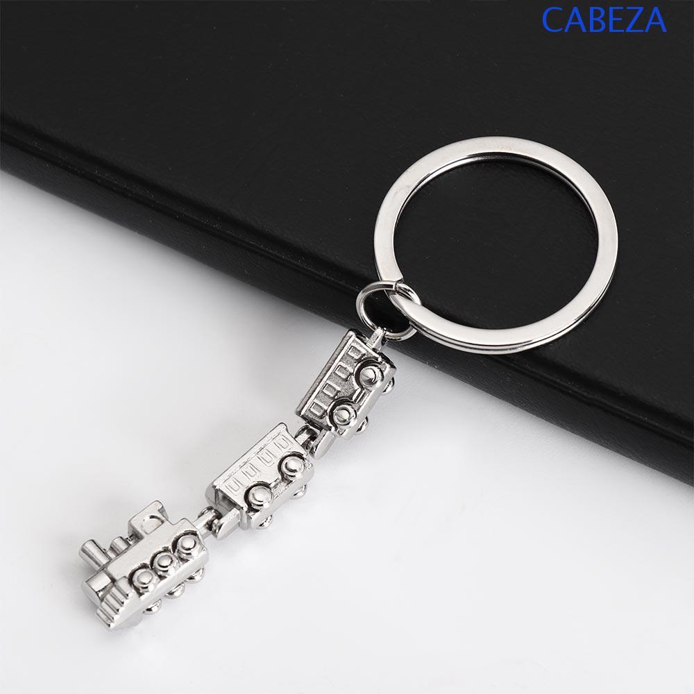 CABEZA Mini Train Model Alloy Keychain, Train Model Movable Joint Train ...