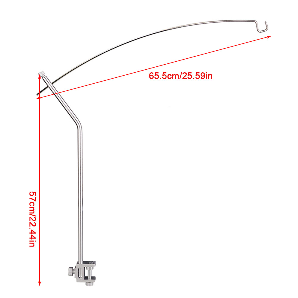 Camping IGT Lamp Hanging Rack ขาตั้งโคมไฟตั้งโต๊ะสแตนเลส (สีเงิน ...