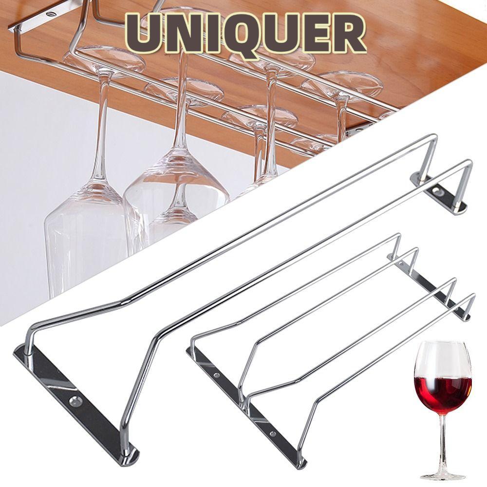 LAKAMLK 1 ชิ้นถ้วย Goblets แขวน, อุปกรณ์ครัว 304 สแตนเลสเครื่องดื่มชั้น ...