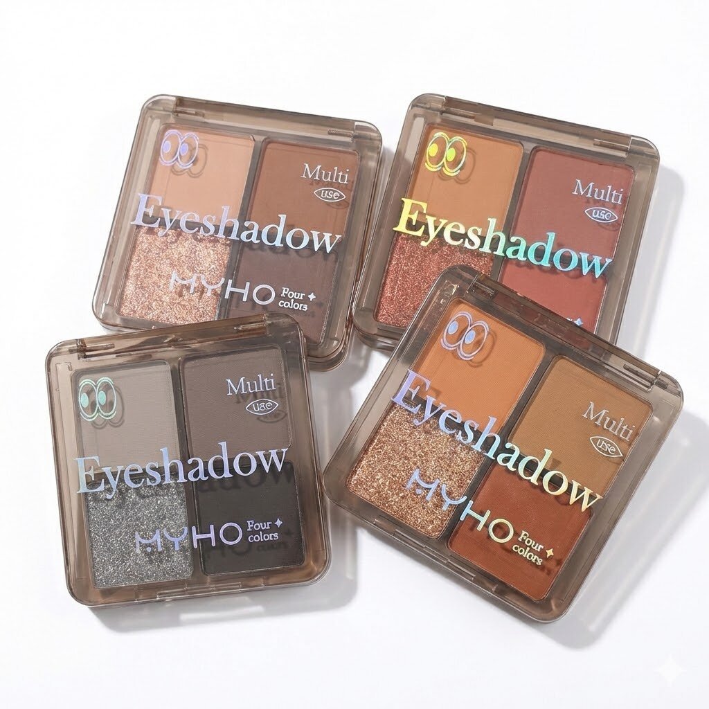 MYHO Multi-Use Eyeshadow Palette – พาเลท 4 หลุมสุดคุ้ม แต่งตาเป๊ะ งาน ...